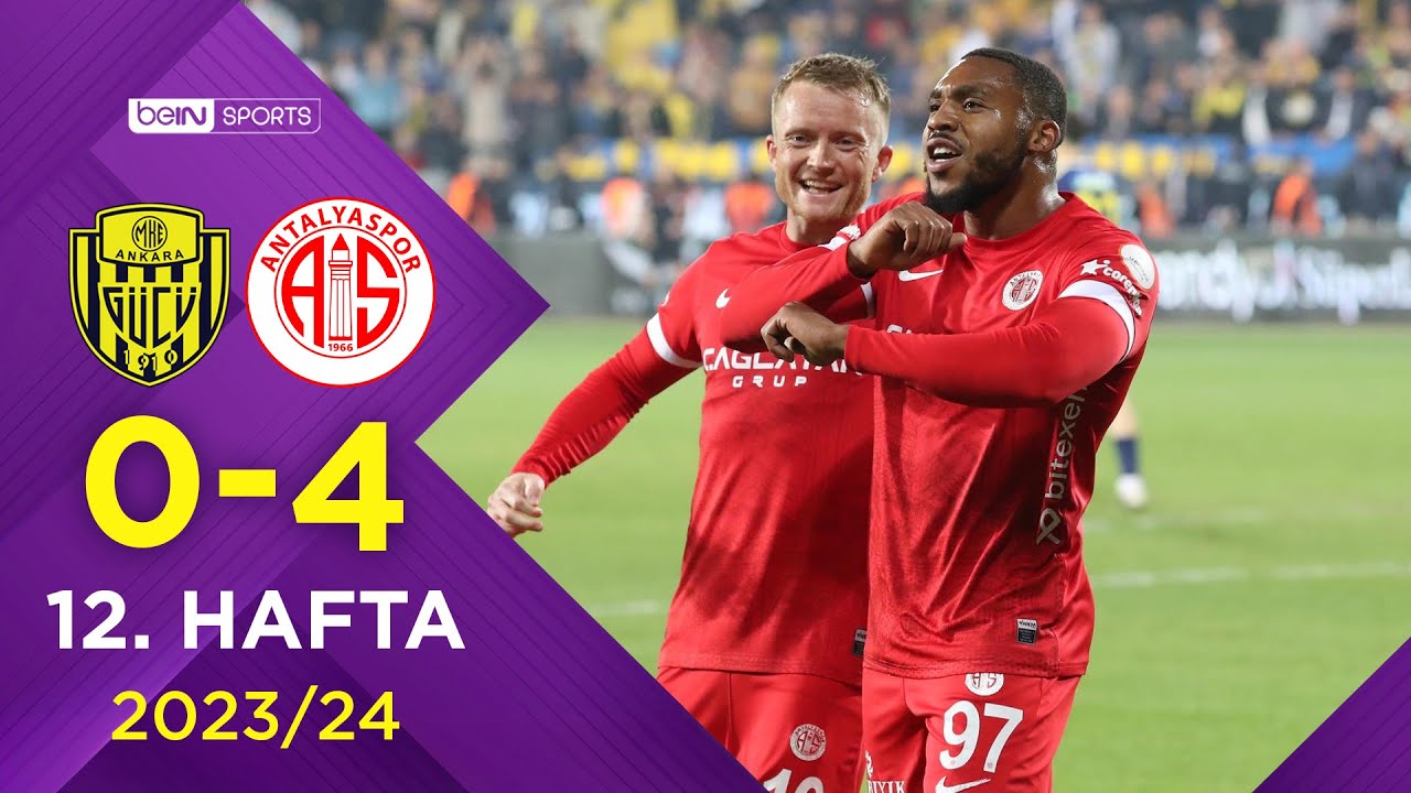 MKE Ankaragücü (0-4) Bitexen Antalyaspor | 12. Hafta - Trendyol Süper Lig 2023/2024
