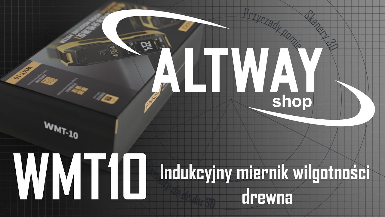 FNIRSI WMT-10 – Indukcyjny Miernik Wilgotności Drewna