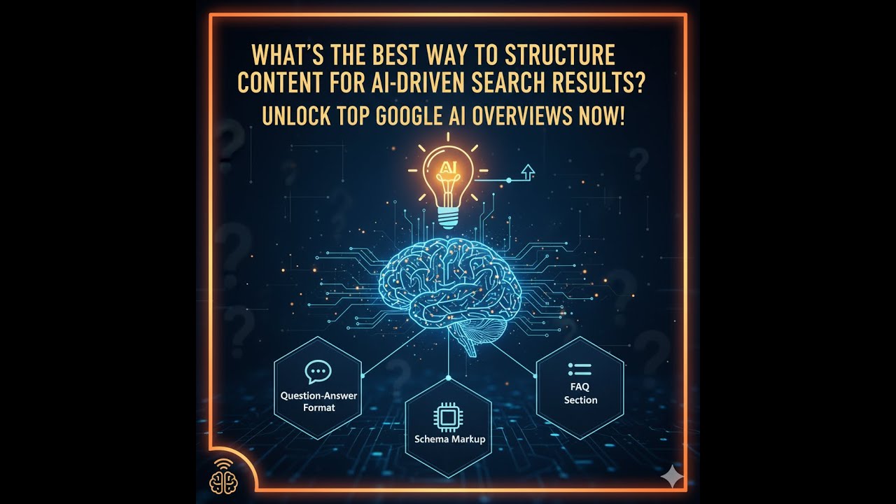 What's the best way to structure content for AI-driven search results? | Unlock AI Overviews NOW!