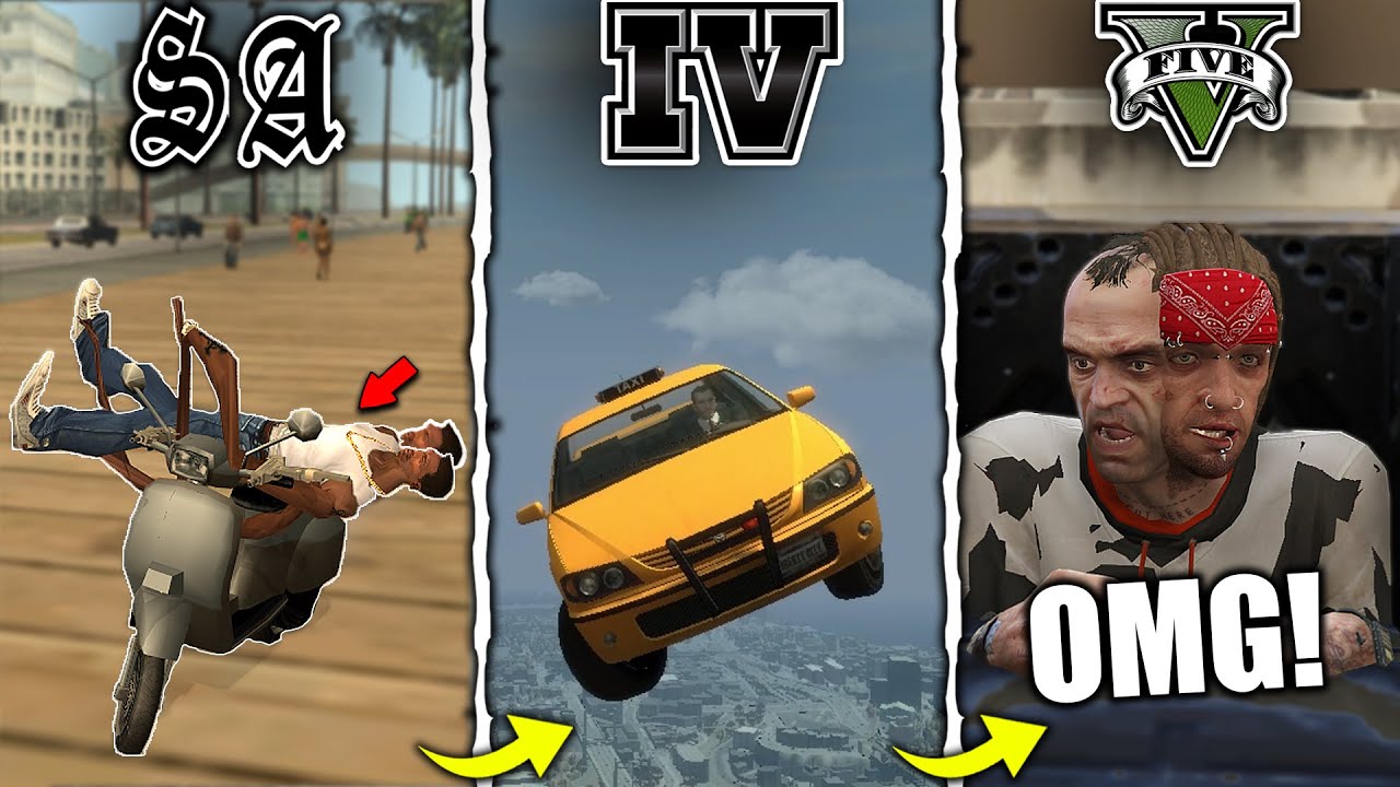 The Most FUNNY/WEIRD Glitches in GTA GAMES! (GTA 3 → GTA 5)
