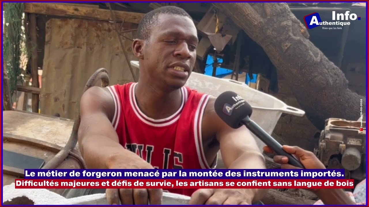 🚨🇬🇳| Le métier de forgeron traverse aujourd’hui une période difficile ⬇️