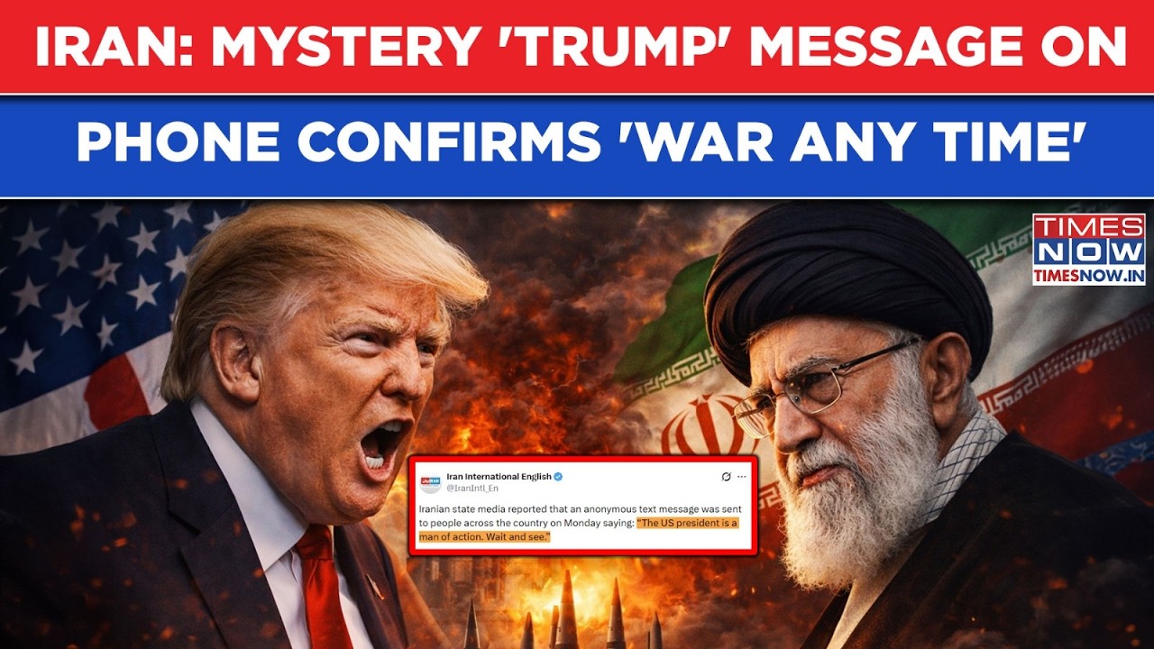 Iran Tensions: Mystery Phone Text Message Says This About Trump, Confirms 'War Any Time Now'?