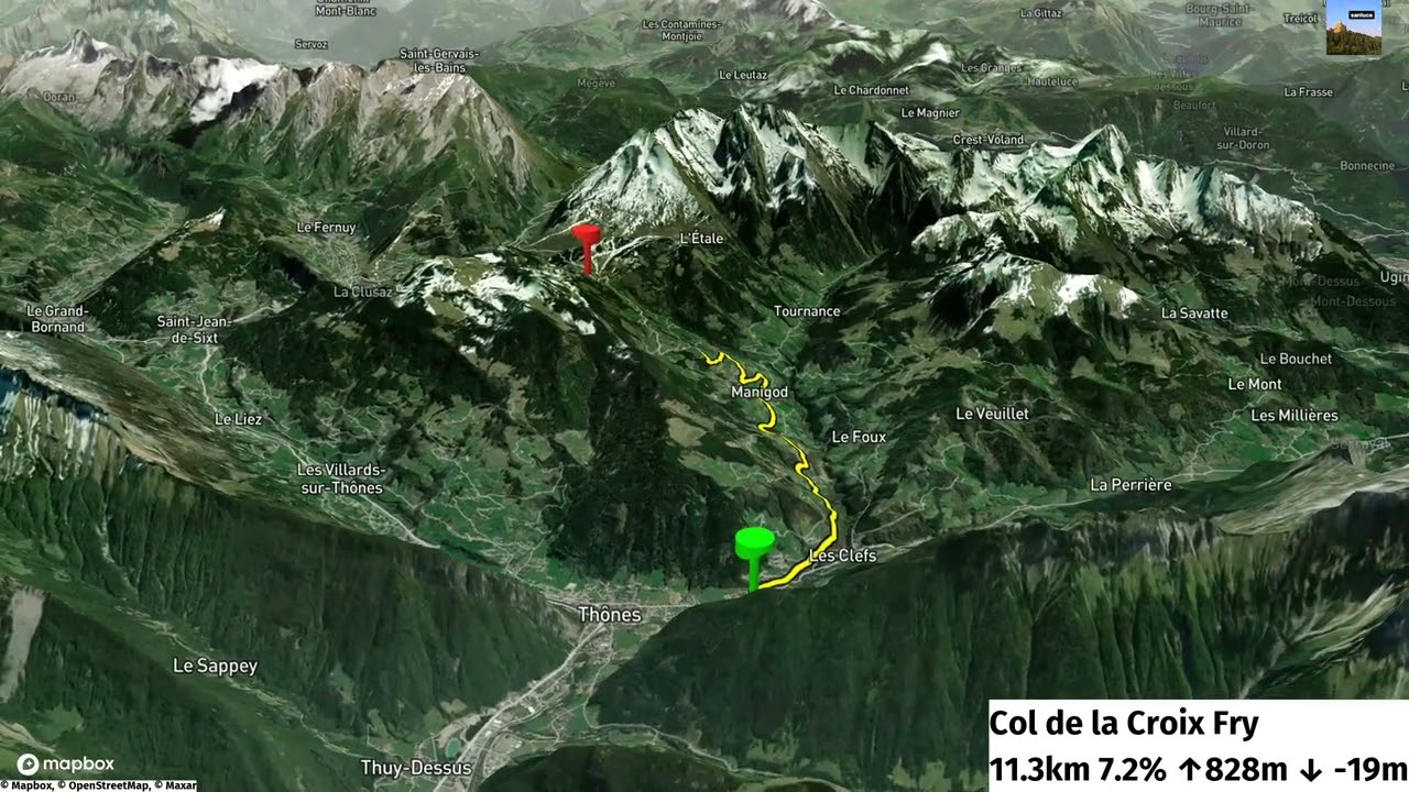 Col de la Croix Fry / Tour de France 2023 Stage 15 - Men : Les Gets les portes du soleil to Saint