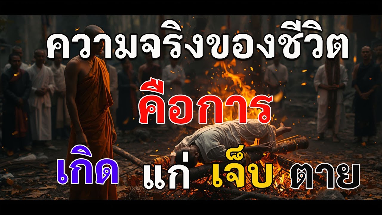 🌿ความจริงของชีวิต คือการเกิด แก่ เจ็บ ตาย | ธรรมะเตือนสติ สงบใจในความไม่เที่ยง#คลายทุกข์