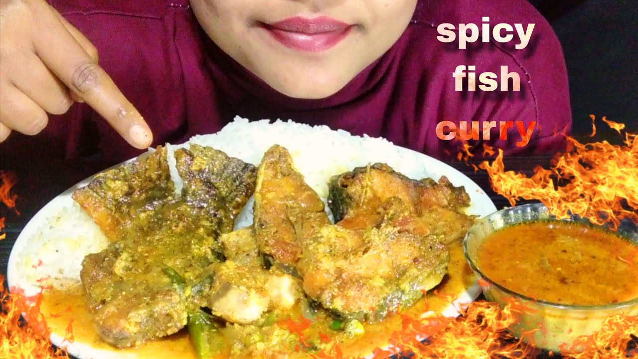 SPICY FISH CURRY WITH EXTRA GRAVY MUKBUNG