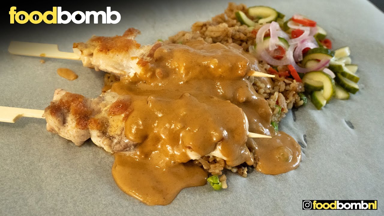 #270 Satésaus zelf maken met pindakaas | 🥜 🥜 🥜  Foodbomb