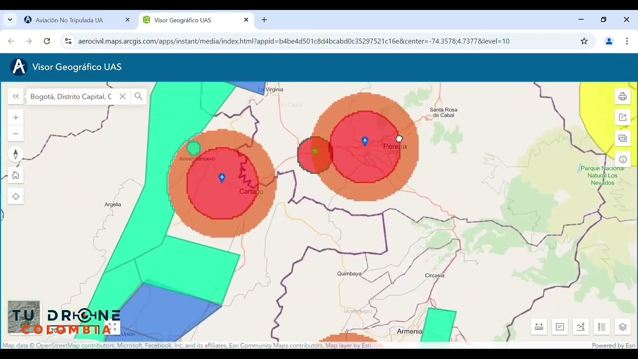 Zonas Geo-Restrictivas en Colombia: La Pesadilla para Due&ntilde;os de Drones DJI