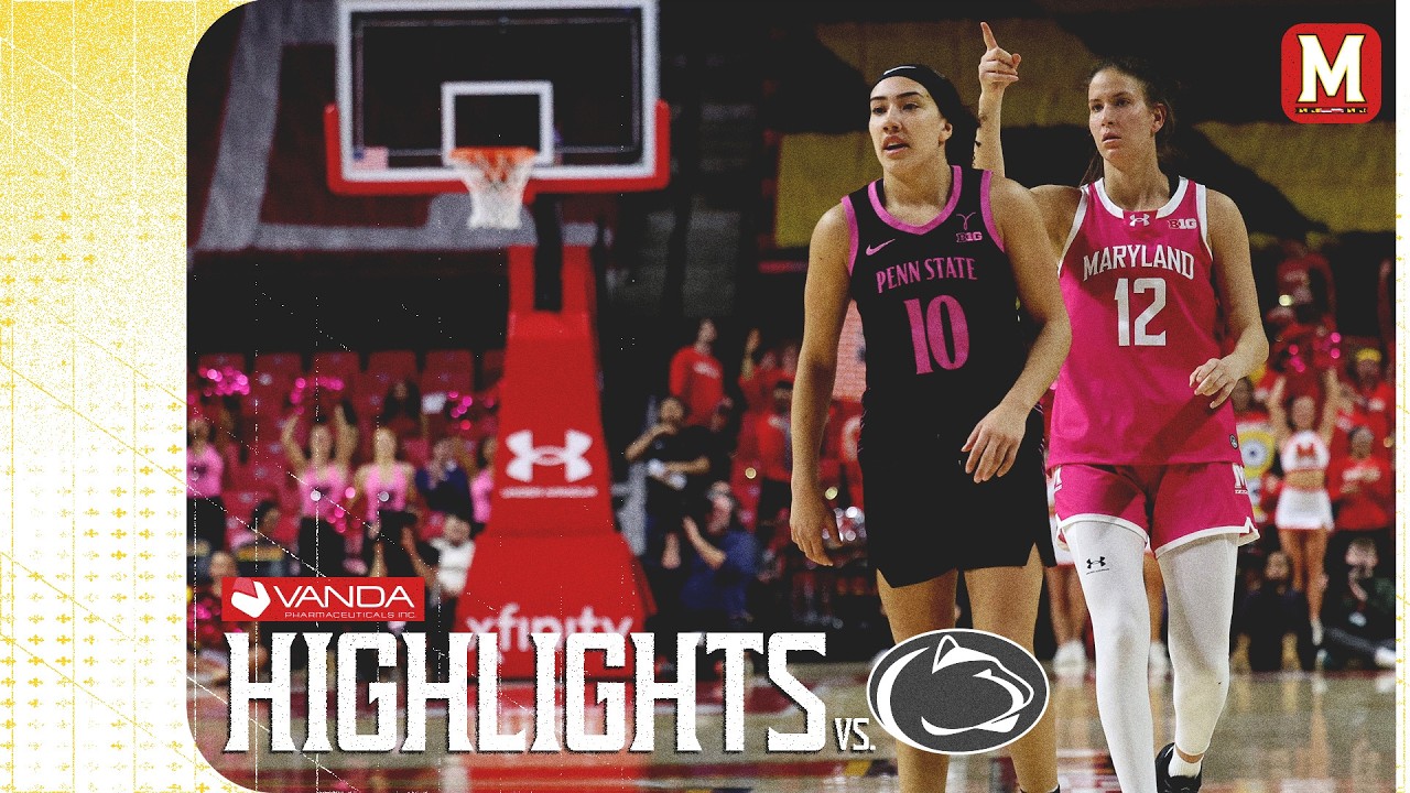 Maryland Women's Basketball Highlights | Penn State