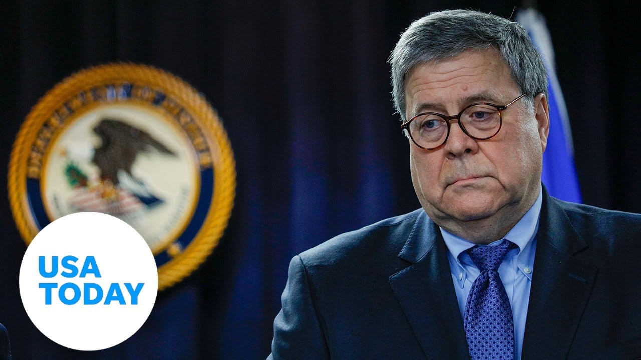 Attorney General William Barr holds press conference at Department of Justice | USA TODAY