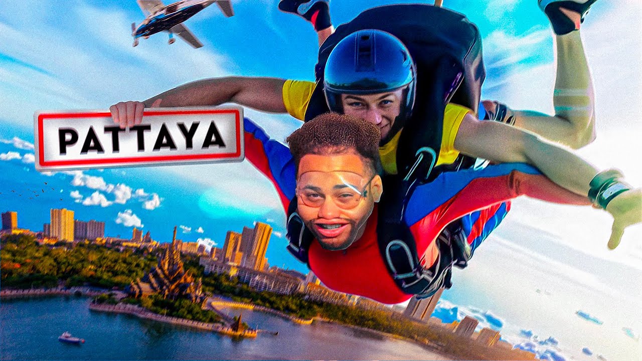 JE ME SUIS ENVOY&Eacute; EN L'AIR EN THA&Iuml;LANDE (Vlog Pattaya)