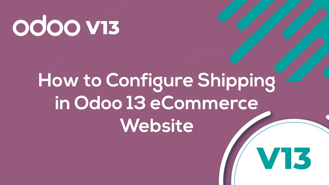 How to Configure Shipping in Odoo 13 eCommerce Website