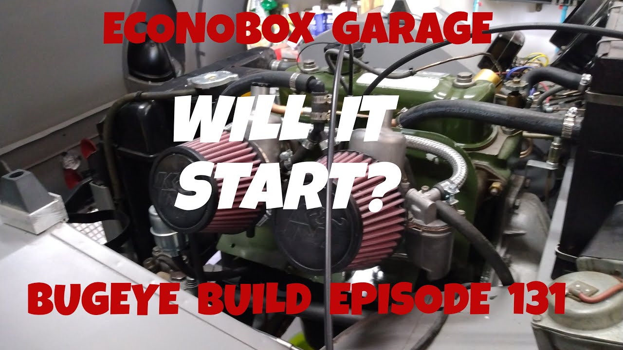 First start up attempt and how NOT to wire a license plate light! Bugeye Build Episode 131