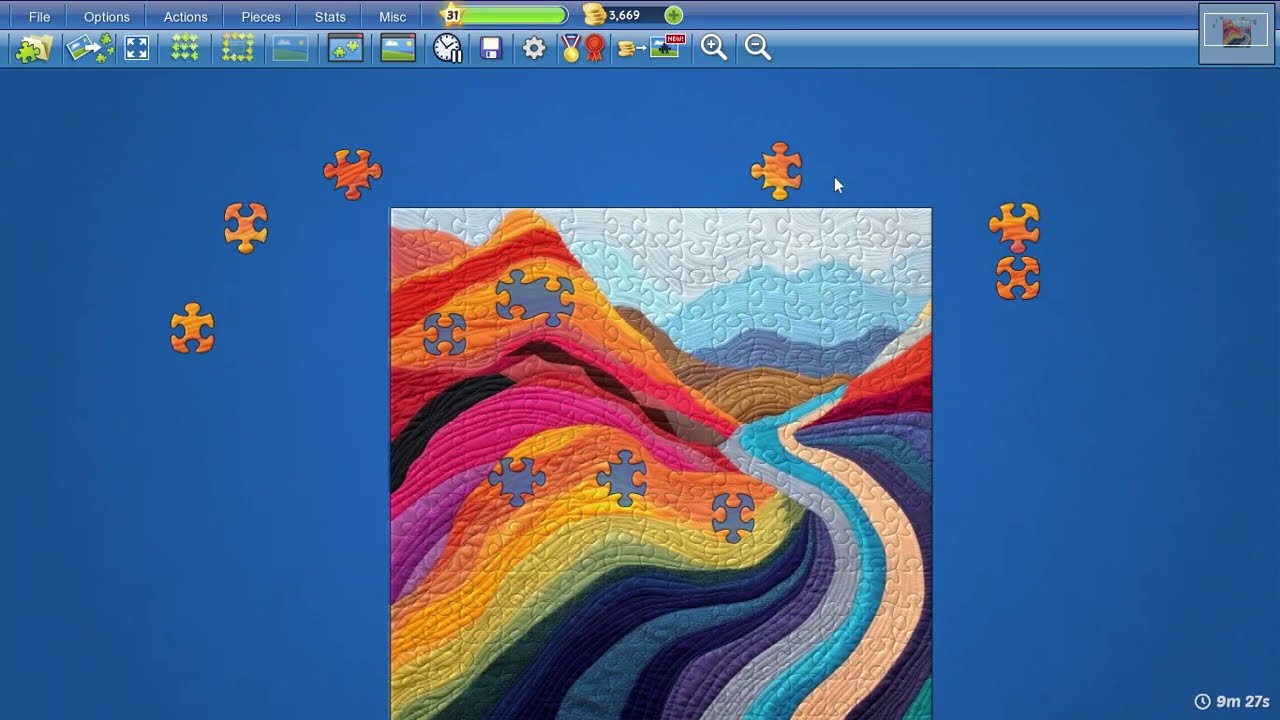 Abstract Landscape in 9min37s