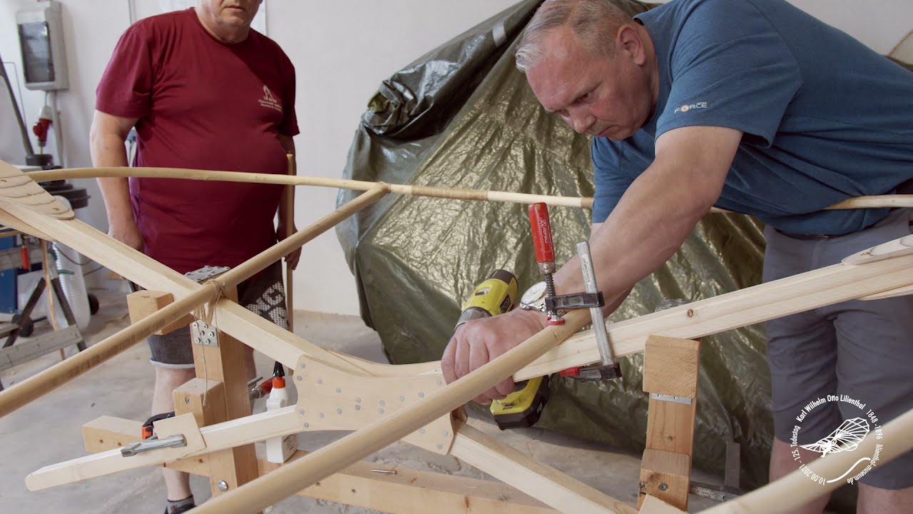 Bau eines Normalsegelapparates von Otto Lilienthal - Teil III