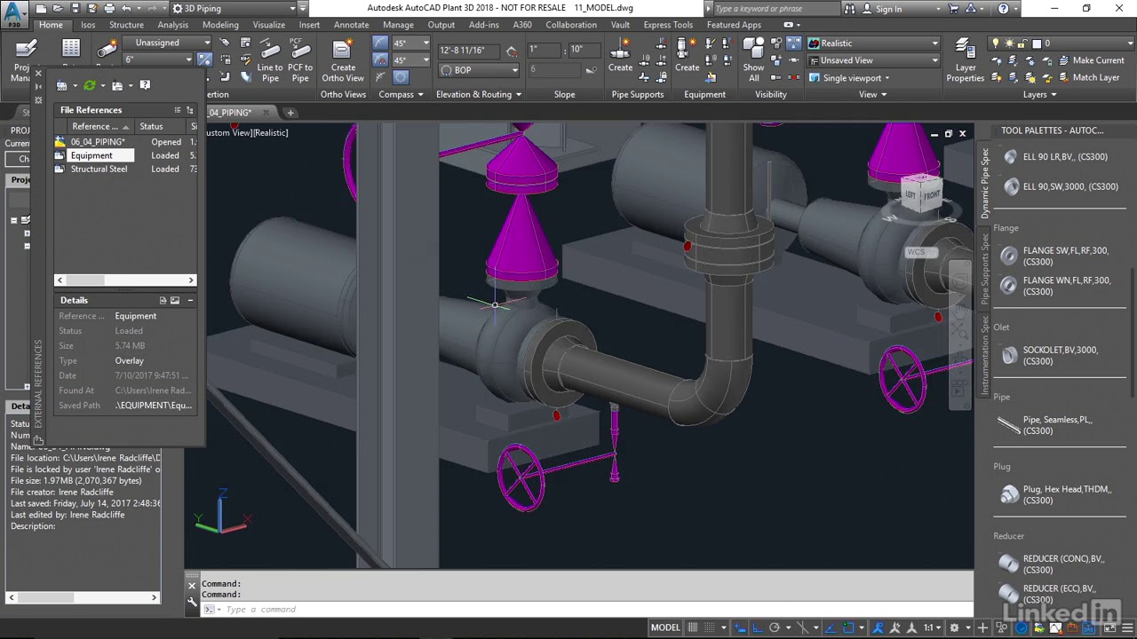 AutoCAD Tutorial - Connecting to xrefs