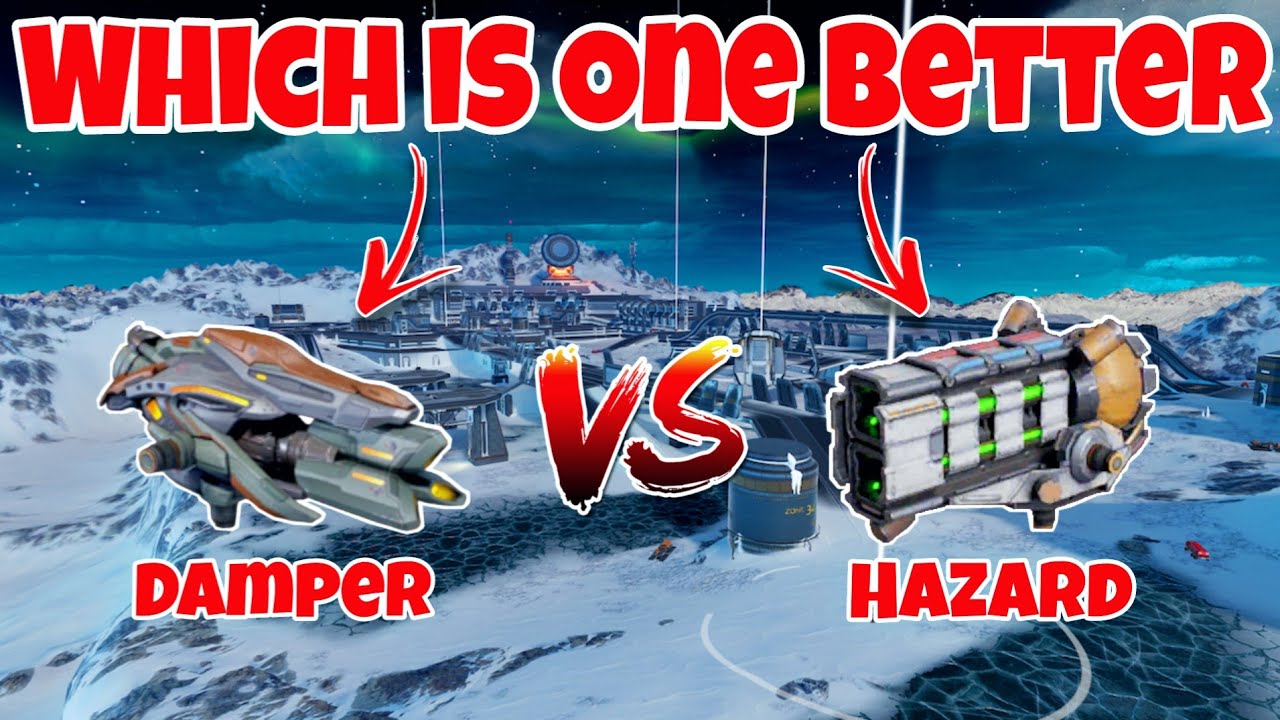 WR🔥 Damper VS Hazard Weapon Comparisons |WAR ROBOTS|