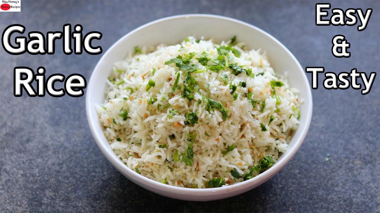 Garlic Rice Recipe - Chilli Garlic Rice In 30 Mins - Garlic Fried Rice Recipe | Skinny Recipes
