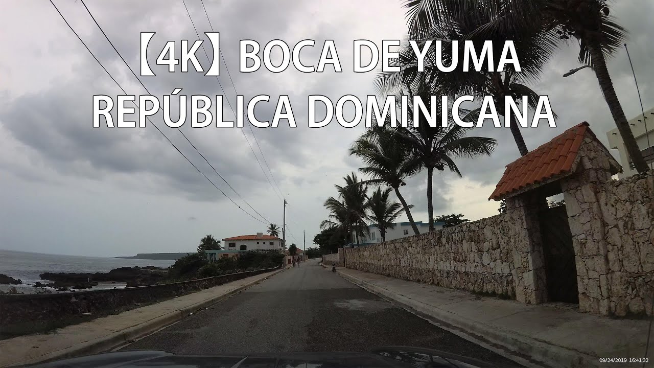 【4K】 Recorrido Por Boca De Yuma, La Altagracia, República Dominicana