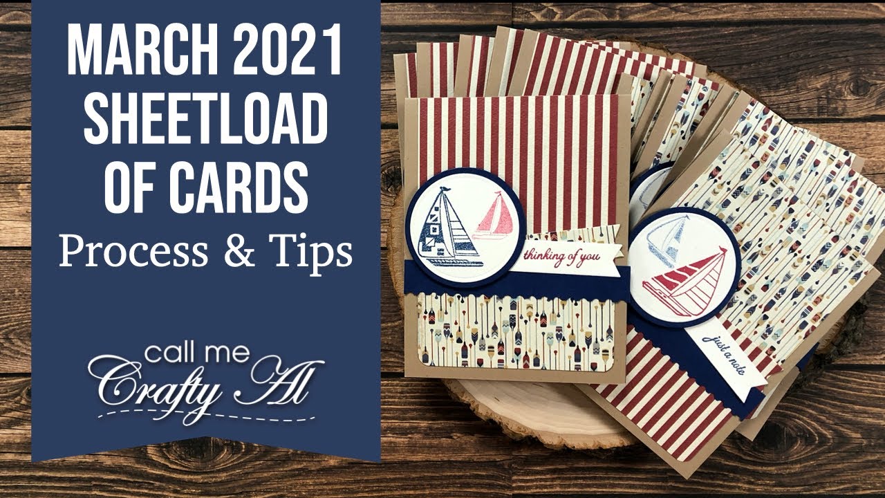 12 Masculine Cards, 1 Sketch | March 2021 SheetLoad of Cards | Process & Tips