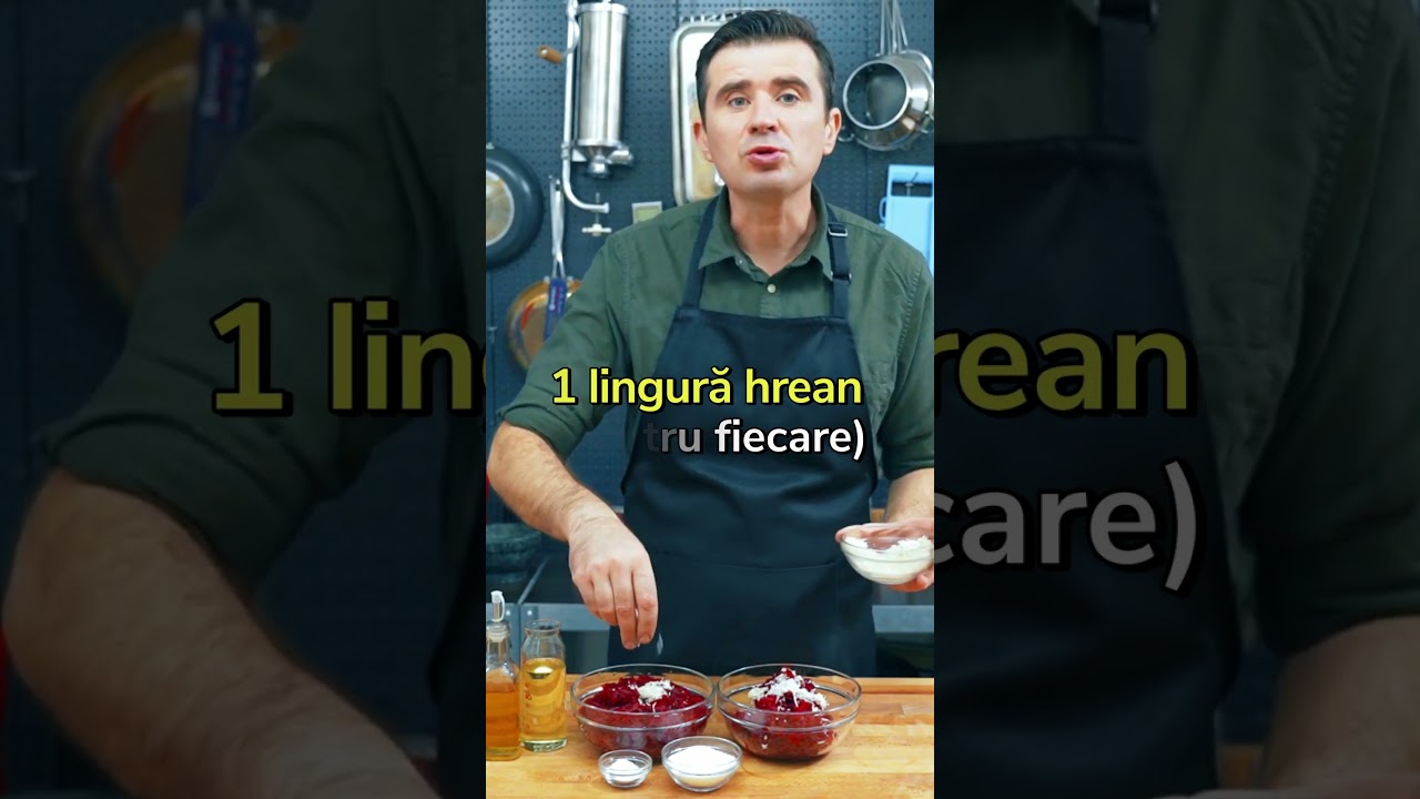 👉 Salata de sfecla rosie cu hrean - Șef Paul Constantin