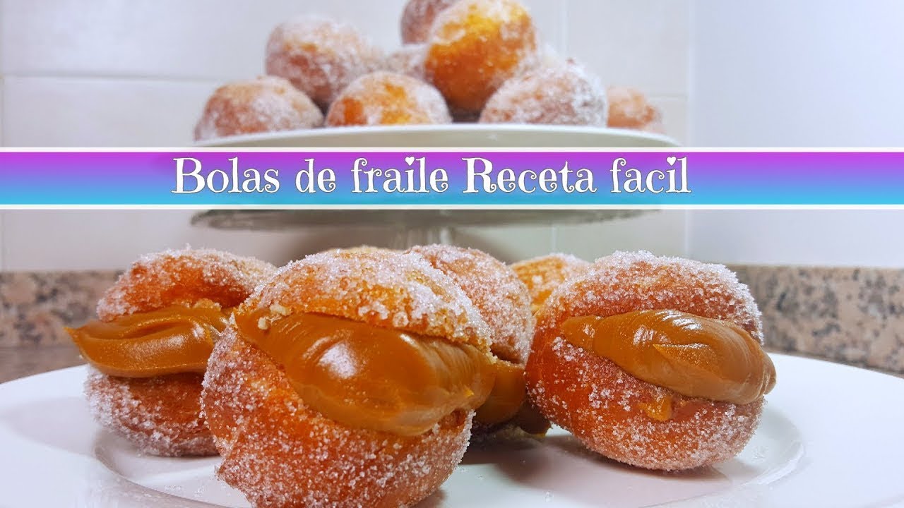 Bolas de fraile FACILES berlinesas DELICIOSAS