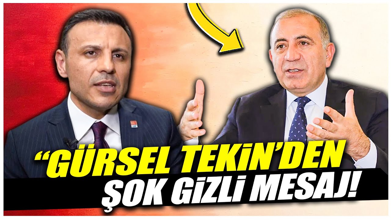 Gürsel Tekin'in verdiği gizli mesajı canlı yayında deşifre etti!