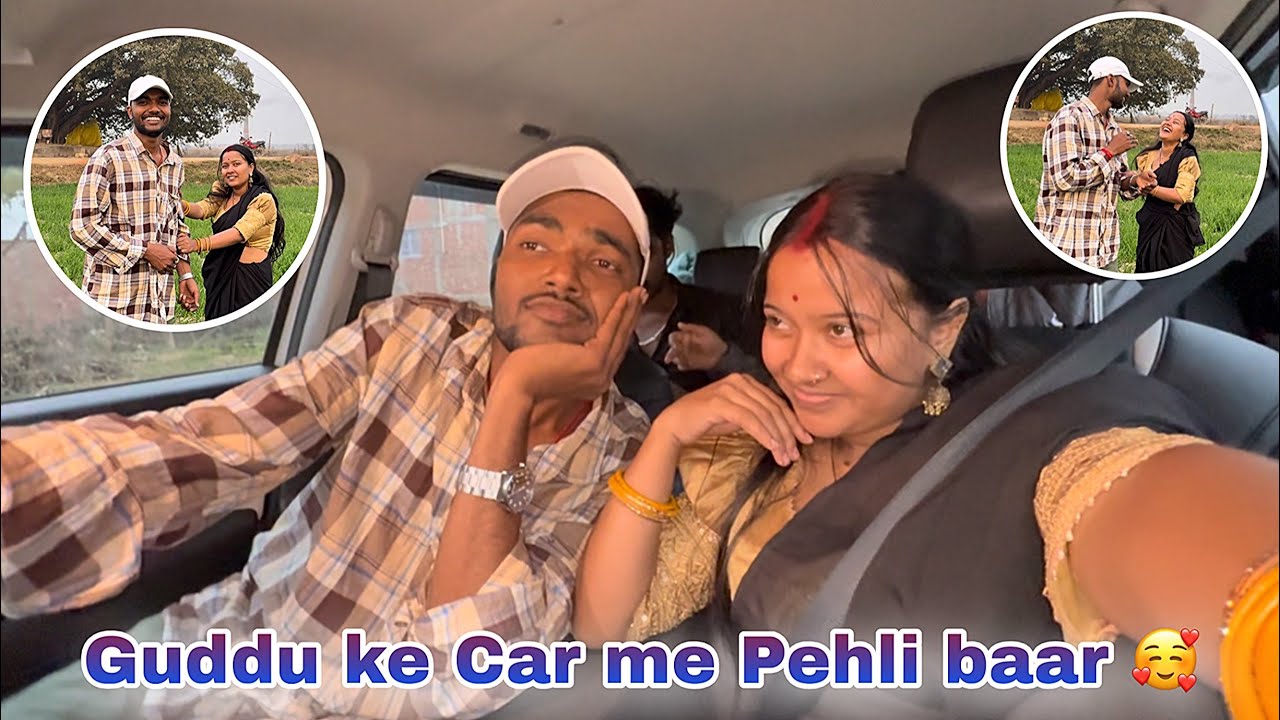 First Time Guddu Vlogs Ke Car me Ghumne Gayi 🥰😱|| Kishori Reaction 