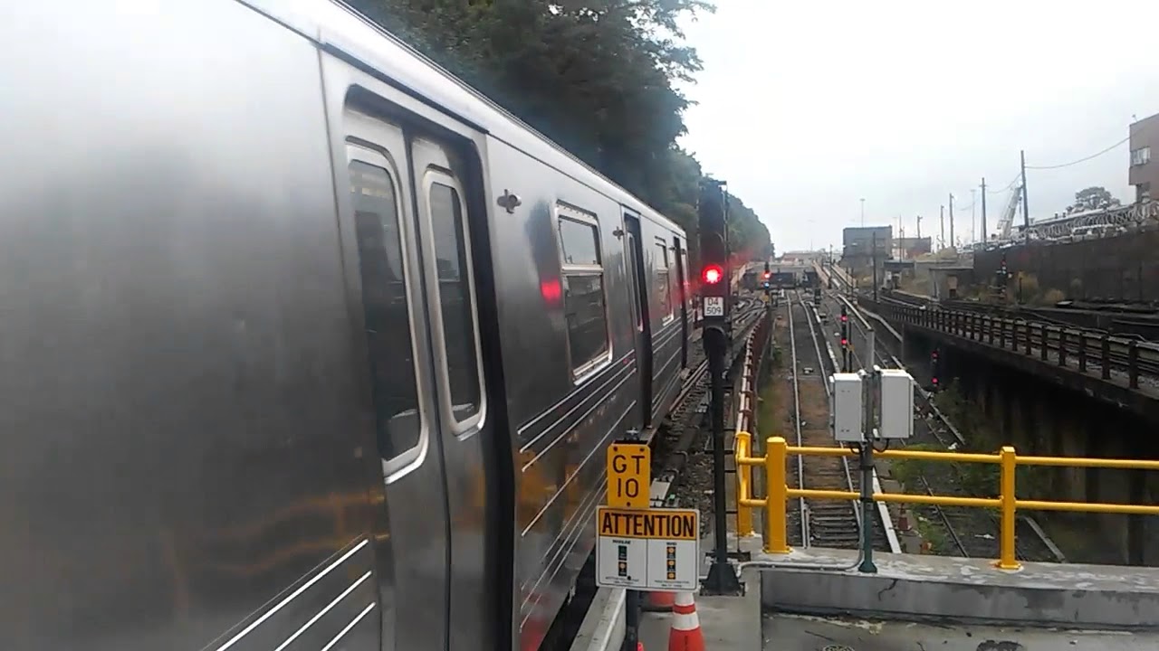 NYC Subway RARE: Not In Service R68A (R) Train Departing 9th Avenue