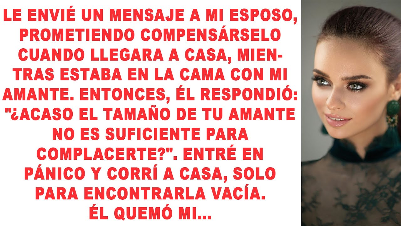 Le envié un mensaje a mi marido prometiéndole que se lo compensaría cuando llegara a casa, todo mien