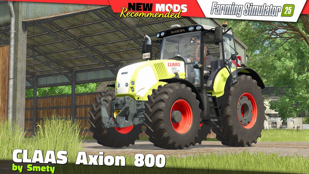 FS25 | CLAAS Axion 800 - Farming Simulator 25 Mods Review QHD