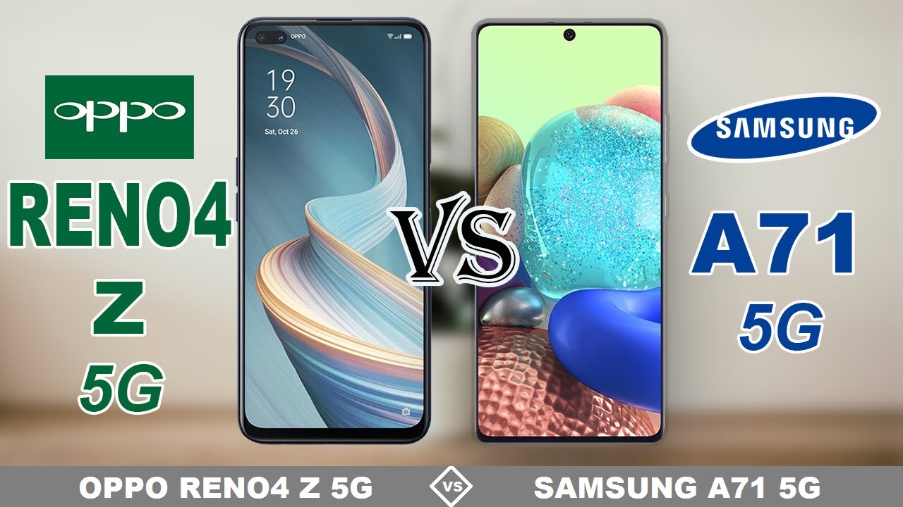 OPPO RENO4 Z 5G vs SAMSUNG GALAXY A71 5G || Full Specs Comparison