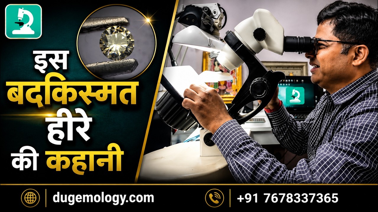 Story of this unfortunate diamond | इस अभागे हीरे की कहानी | Natural diamond V/S Lab-Grown diamond.