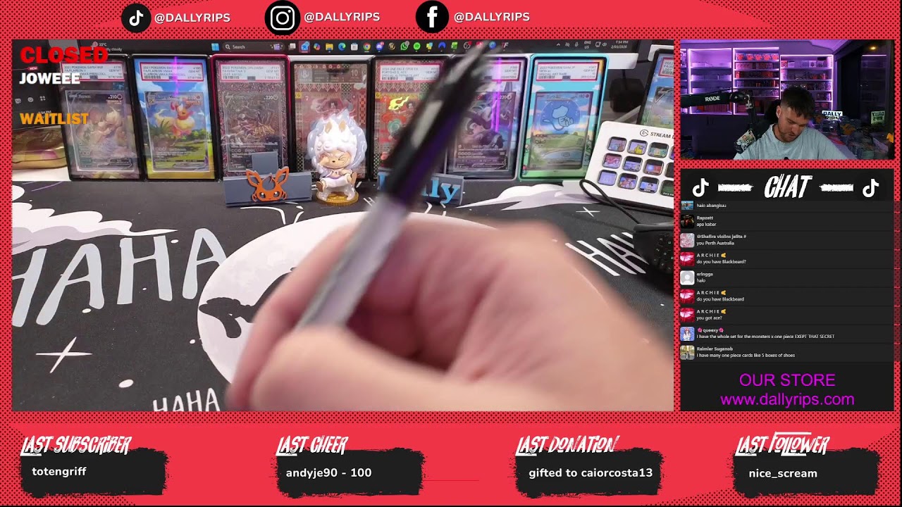 AUS | Live Breaks | One Piec & Pokemon !shop to Join !Discord