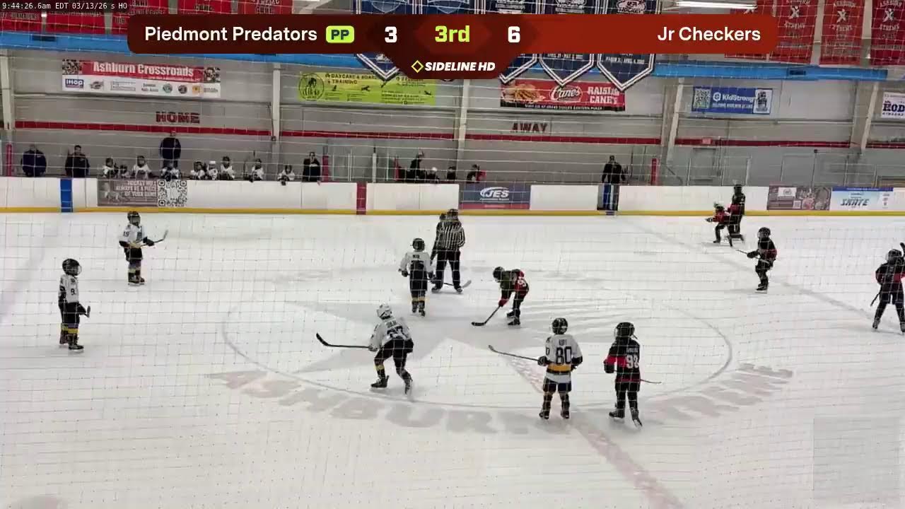 Jr Checkers vs. Piedmont Predators (2026.03.13)