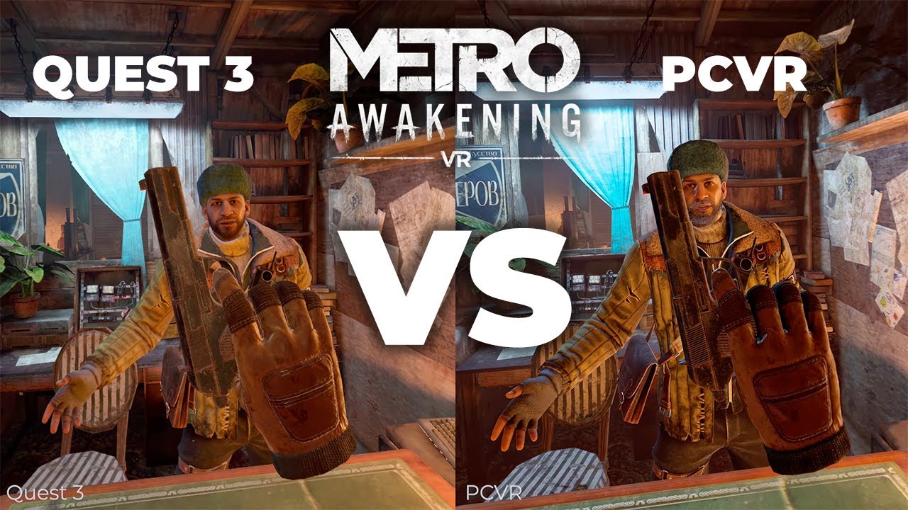 [4K] Metro VR: Quest 3 VS PCVR