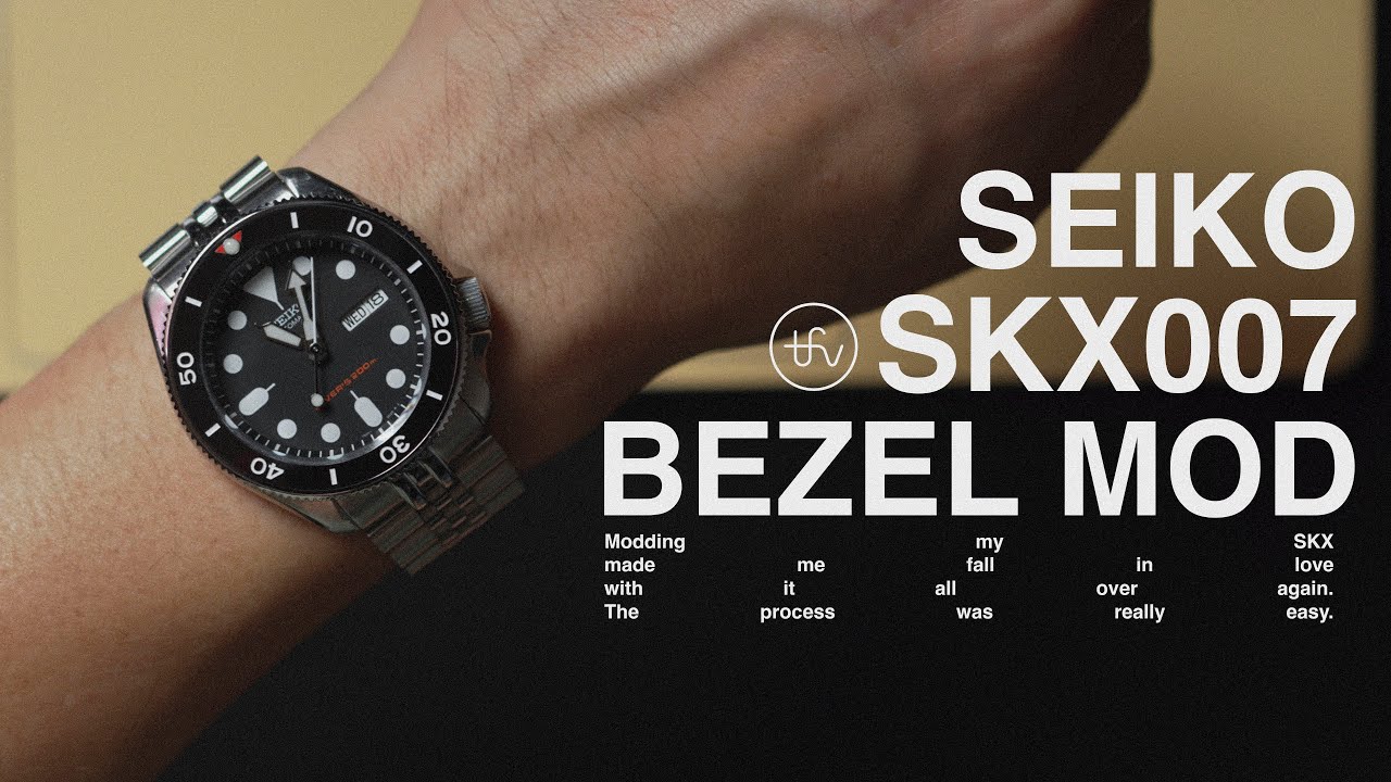 Seiko SKX007 Bezel Mod. I completely fell in love with my SKX again.