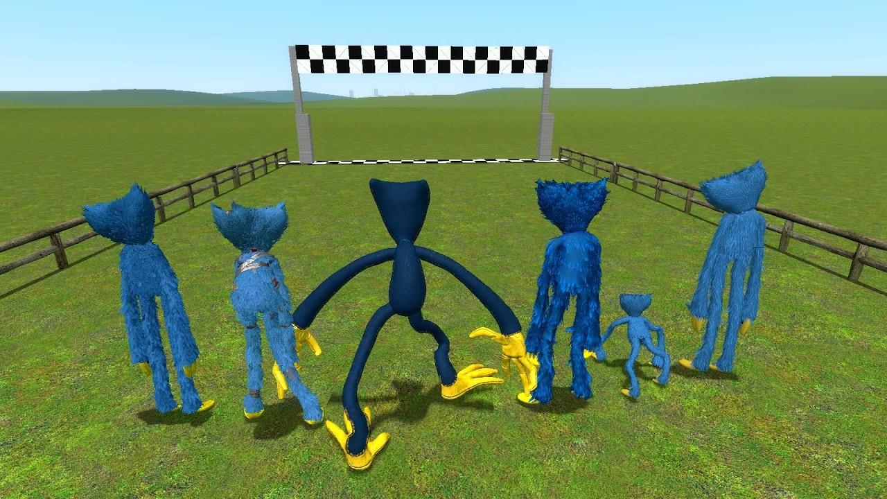 Who is the Fastest Huggy Wuggy? All Chapters | Garry's Mod