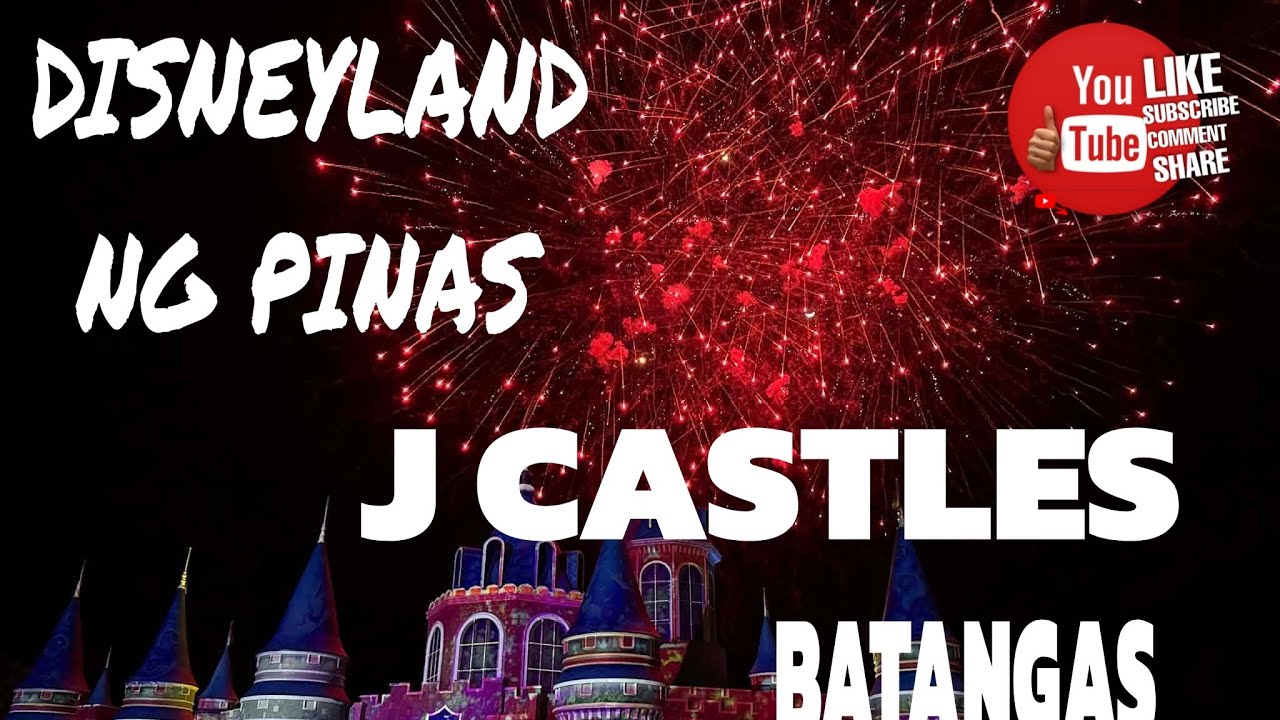 ANG GANDA PALA PAG GABI SA J CASTLE MAY FIRE WORK DISPLAY/DISNEYLAND ng PINAS #fielcarmixvlogs