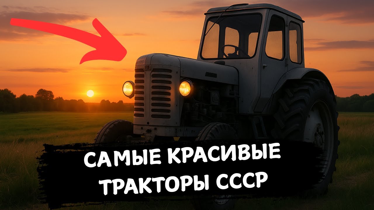 ЭТО 5 САМЫХ КРАСИВЫХ ТРАКТОРОВ СССР!