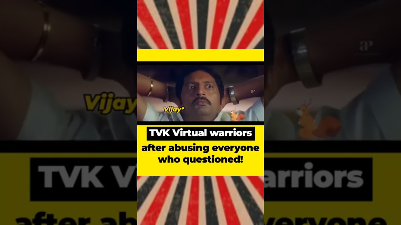 TVK Virtual Warrior on Fire #tvk #tvkvijay #tvkvirtualwarriors  #tvktroll #viralvideos #vijaytrolls