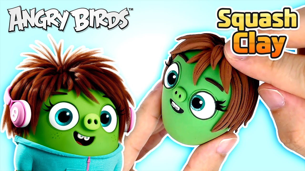 Squash Clay Makes Angry Birds Courtney