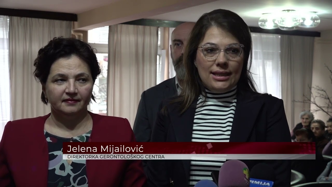 POKLONI, CVEĆE I MUZIKA: PREDSTAVNICI GRADA U POSETI GERONTOLOŠKOM CENTRU 05.03.2026.