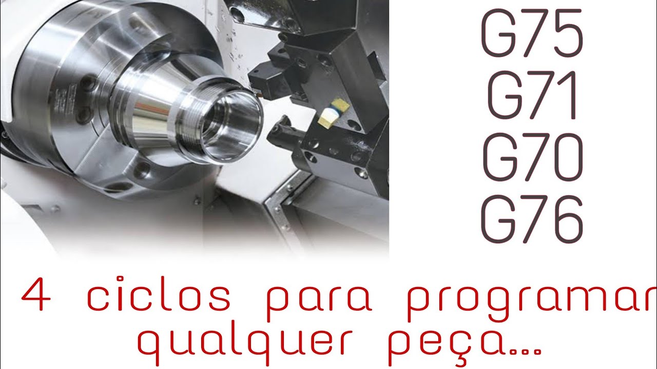 Se você souber esses 4 ciclos... você será um programador de torno CNC...