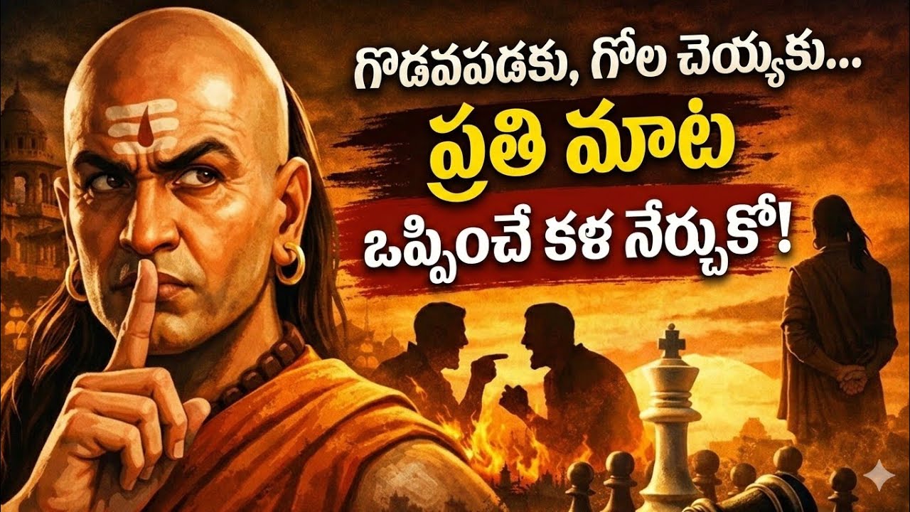 ఏ గొడవా లేకుండా ఎవరినైనా మీ మాట వినేలా చేసే చాణక్య నీతి | Chanakya Niti in Telugu