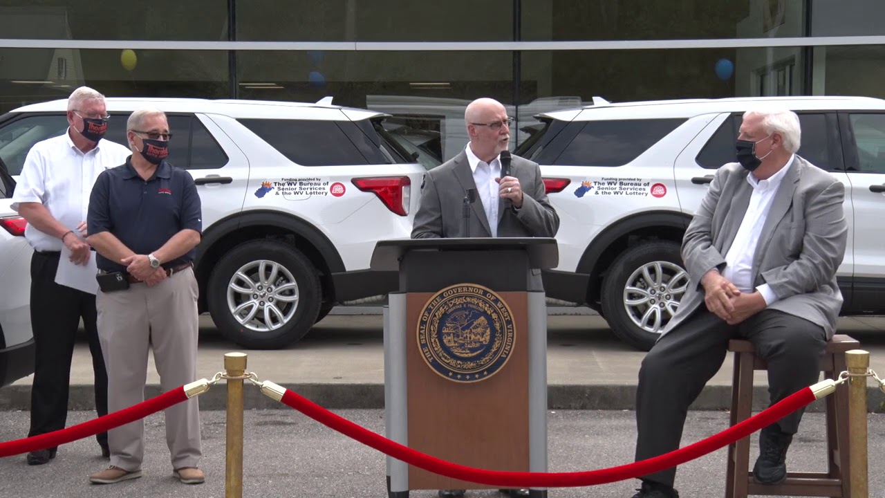 Gov. Justice presents fleet of brand-new food trucks to support WV senior nutrition programs