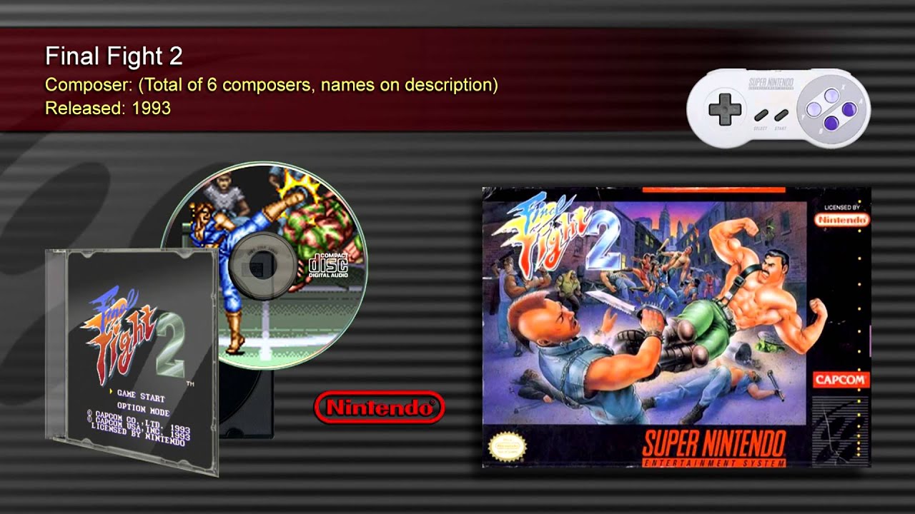 Final Fight 2 (Full OST) - SNES