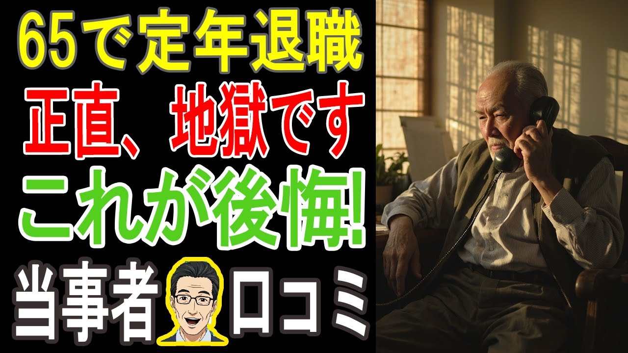 「定年退職は楽園じゃなかった」65歳から無職で人生が激変したリアルな口コミ30選
