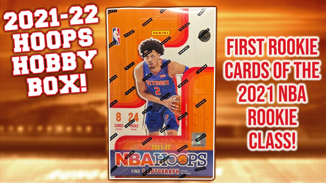 👀 FIRST LOOK: 2021-22 PANINI NBA HOOPS HOBBY BOX BREAK/REVIEW - Brand New Rookies!!!