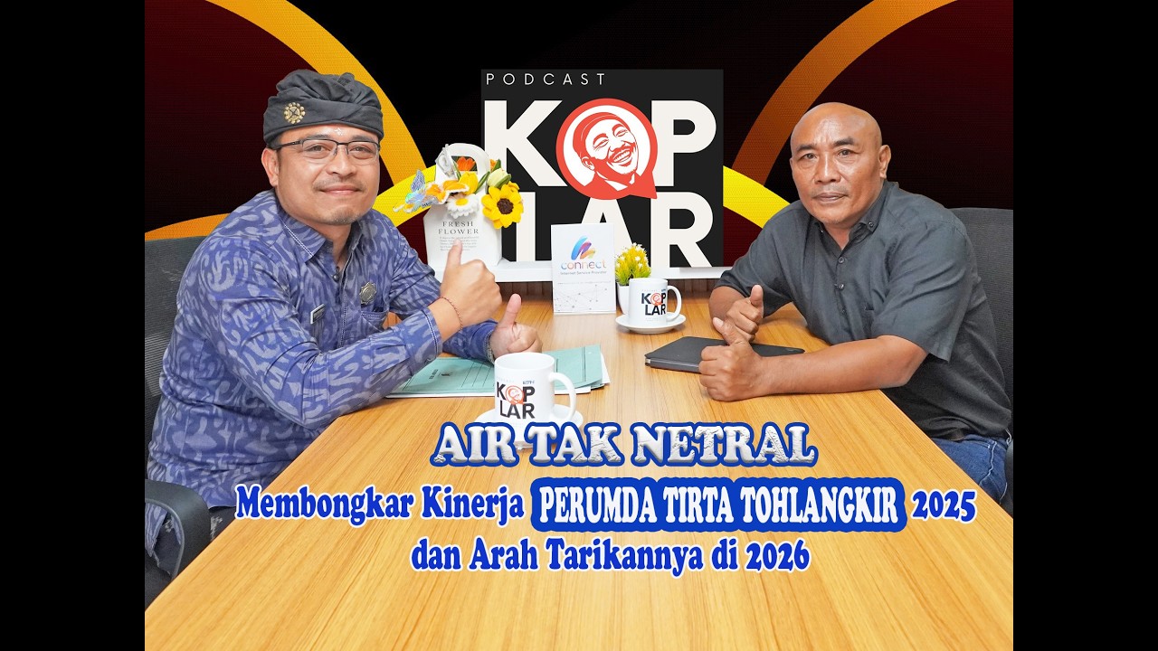Air Tak Pernah Netral, Membongkar Kinerja Perumda Tirta Tohlangkir 2025 dan Arah Tarikannya di 2026