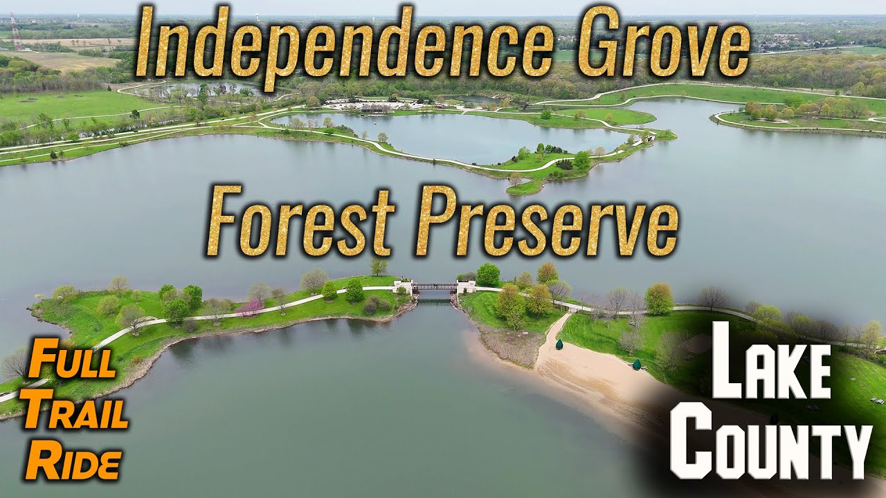 Independence Grove Forest Preserve: All Trails - Round Trip - May 2024